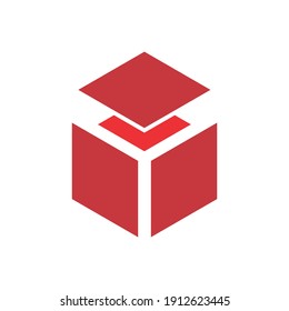 box logo design eps 10