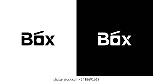 The Box logo design is unique and modern