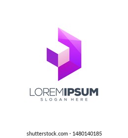 box logo design vector illustration