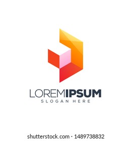 box logo design vector illustration