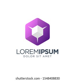 Box Logo Design Vector Illustration