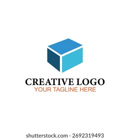 Box logo design, vector logo, illustration logo design