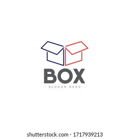 Box Logo Icon Vector Template Design Illustration