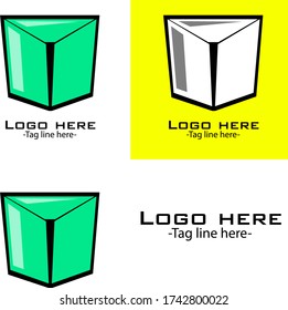 box logo illustrator vector symbol white