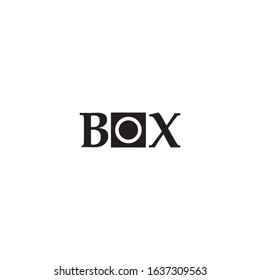 Box logo template vector icon design