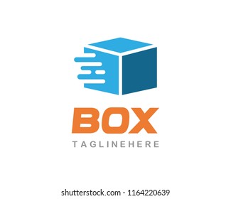 Box logo vector icon template