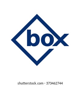 box logotype. logo vector.