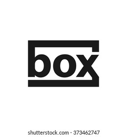 box logotype. logo vector.