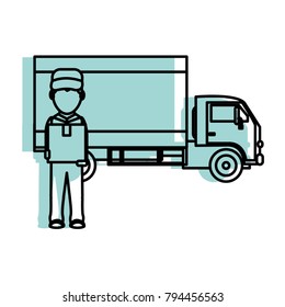 Box man and truck design