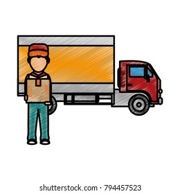 Box man and truck design