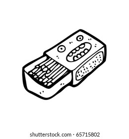 box of matches cartoon