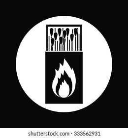 box of matches design, vector illustration eps10 graphic 