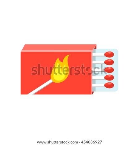 Box With Matches Simplified Icon