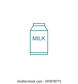 box of milk icon. vector illustration