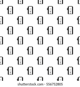 Box mod, vaporizer pattern. Simple illustration of box mod, vaporizer vector pattern for web