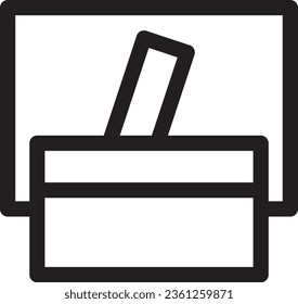 Icono de contorno de herramienta multicaja