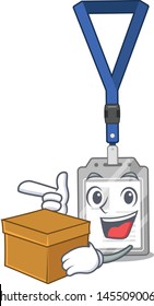 With box name tag on the mascot table