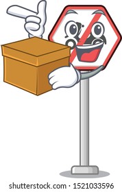 With box no motorcycles character in the shape