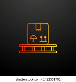 Box nolan icon. Elements of global logistics set. Simple icon for websites, web design, mobile app, info graphics