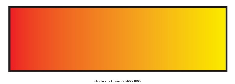 a box object that is colored like a sunset, with a mixture of red and yellow
