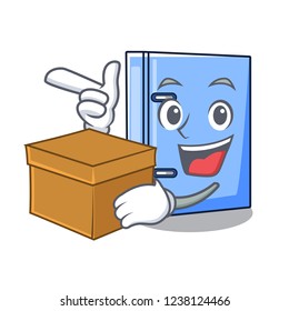 With box office binder with file character funny