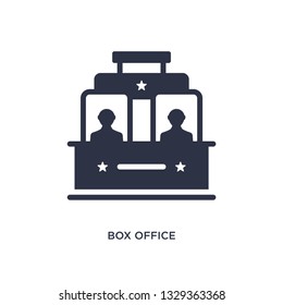 box office icon. Simple element illustration from cinema concept. box office editable symbol design on white background. Can be use for web and mobile.