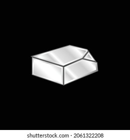 Box Organization Tool plateado icono metálico