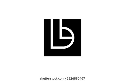 Box outline B letter logo