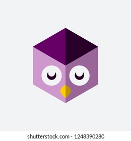 Box Owl Vector