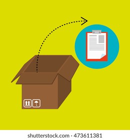 box pack carton delivery vector illustration eps 10