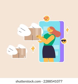 Box Package delivery Every where