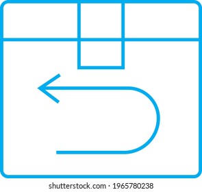 Feld-Paketbereitstellungssymbol Vektor-Symbol