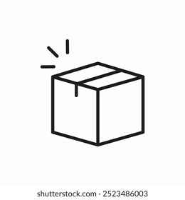 box package icon sign vector