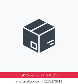 Box (Package) Icon / Vector