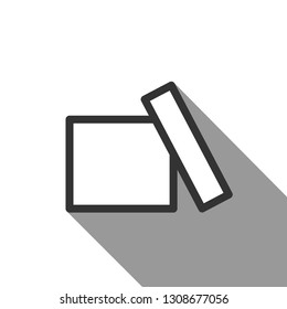 Box Package Icon Vector. Packaging Illustration As A Simple Vector Sign & Trendy Symbol for Design and Shipping or Delivery Websites, Presentation or Mobile Application.