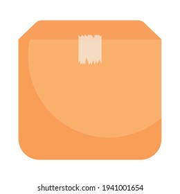 paquete de cuadro sobre fondo blanco
