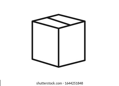 Box, Package, Parcel icon vector 