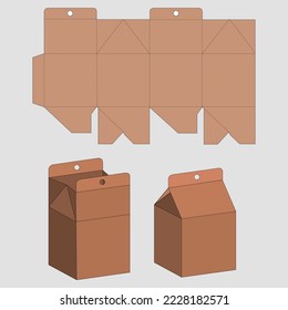 box packaging die cut temp