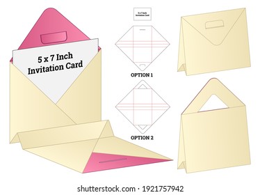 Box packaging die cut template design. 3d mock-up