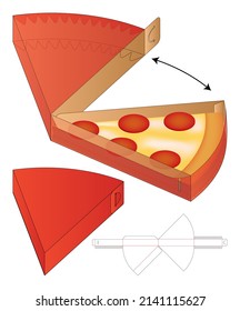 Box packaging die cut template design. 3d mock-up