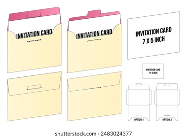 Box packaging die cut template design. 3d mock-up