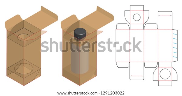 Download Box Packaging Die Cut Template Design Stock Vector ...