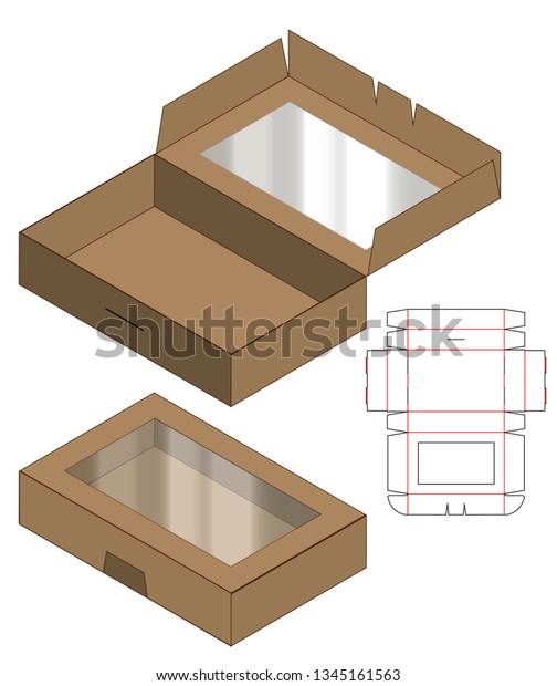 Box Packaging Die Cut Template Design 3d Mock up