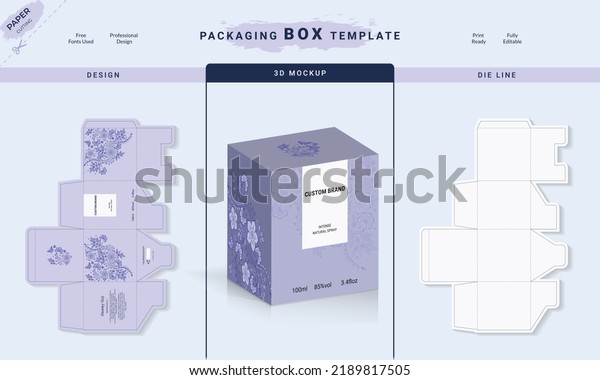 5,597 Perfume Box Mockup Images, Stock Photos & Vectors | Shutterstock