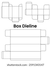 Box Packaging Dieline, label, packaging dieline design Editable and Resizable Template