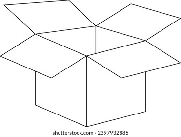 Box packaging drawing product line design and design.
