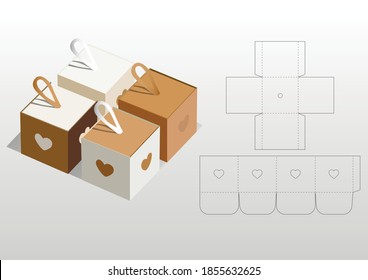 Caja con corte cardiaco