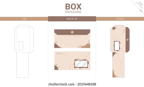 Verpacken von Faltschachteln und Musterschablonen