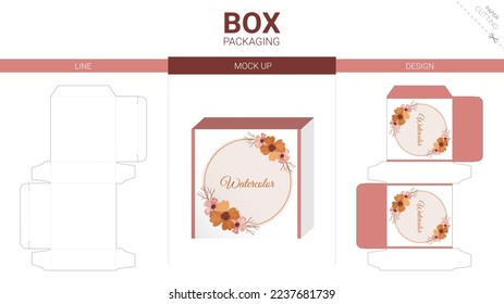 Plantilla de corte de cajas de embalaje y de muescas