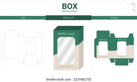 Plantilla de corte de cajas de embalaje y de muescas